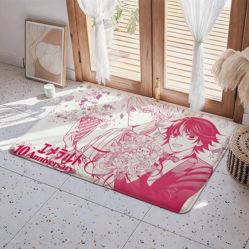 Anime S Sekai ichi Hatsukoi Floor Mat Eco Flannel Doormat Non Slip Odorless Indoor Floor Rug Soft Short Plush Home Mat