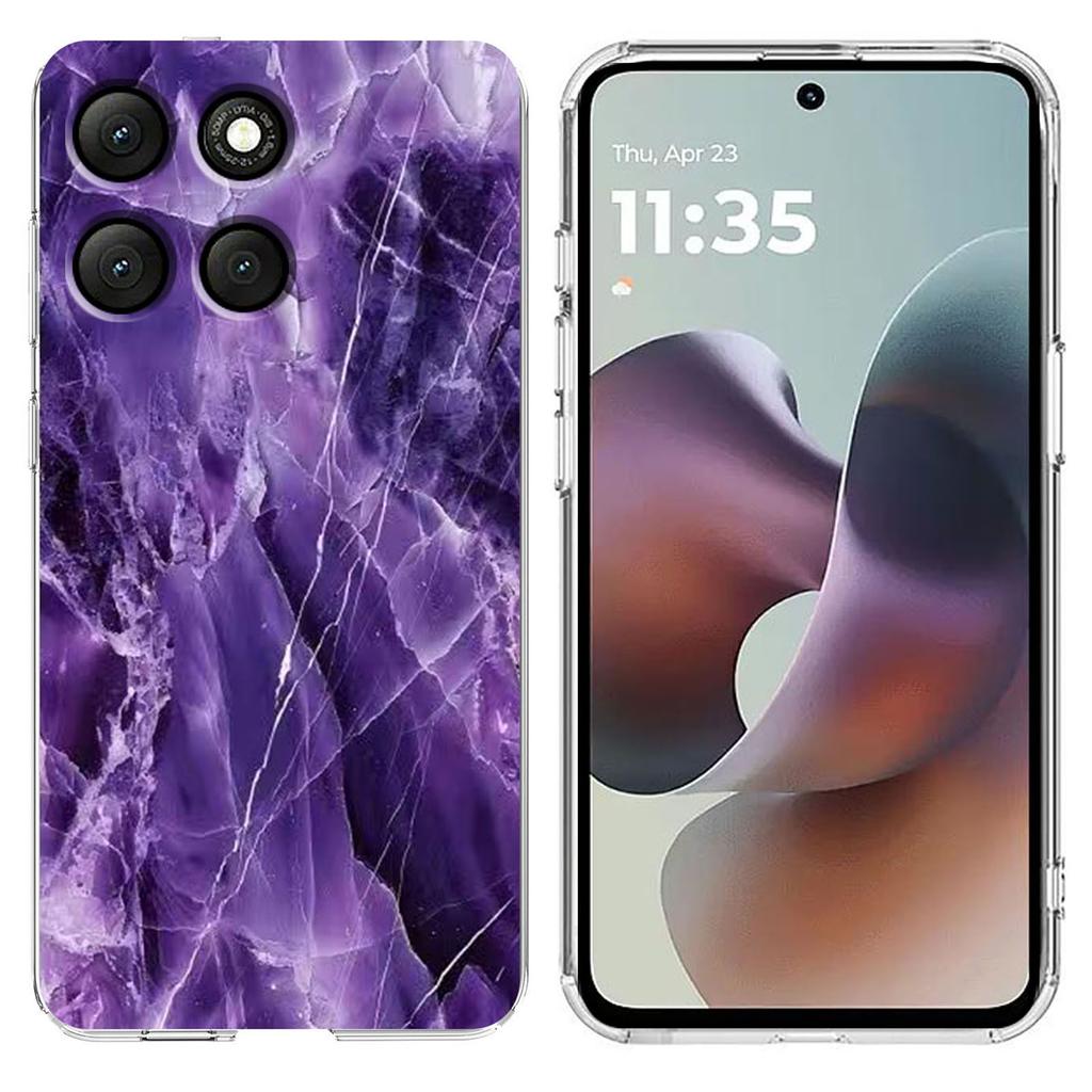 For Motorola Moto G56 5G Case Marble Pattern Printing Soft TPU Phone Cover