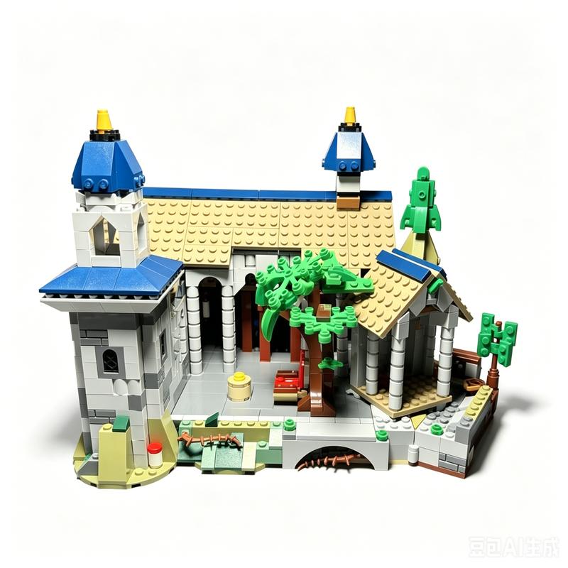 1221 деталь Модель Ривенделла MOC Альтернативная сборка Для Creator 31120 Строительные блоки Пользовательская головоломка DIY Сборка Образовательная коллекция