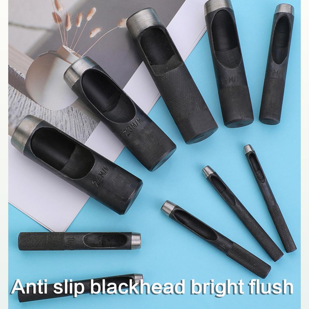 Professional Leather Hole Puncher Tool Hollow Hole Punches Cutter Tool Leather Hole Punches Cutter Leather Working Tool