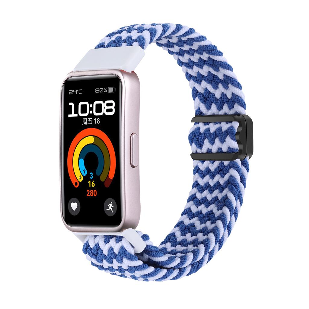 Magnetic Braided Loop for Huawei Band 9 8 Strap Accessories Adjustable Wristband Elastic Nylon Bracelet Correa Huawei Band9 band