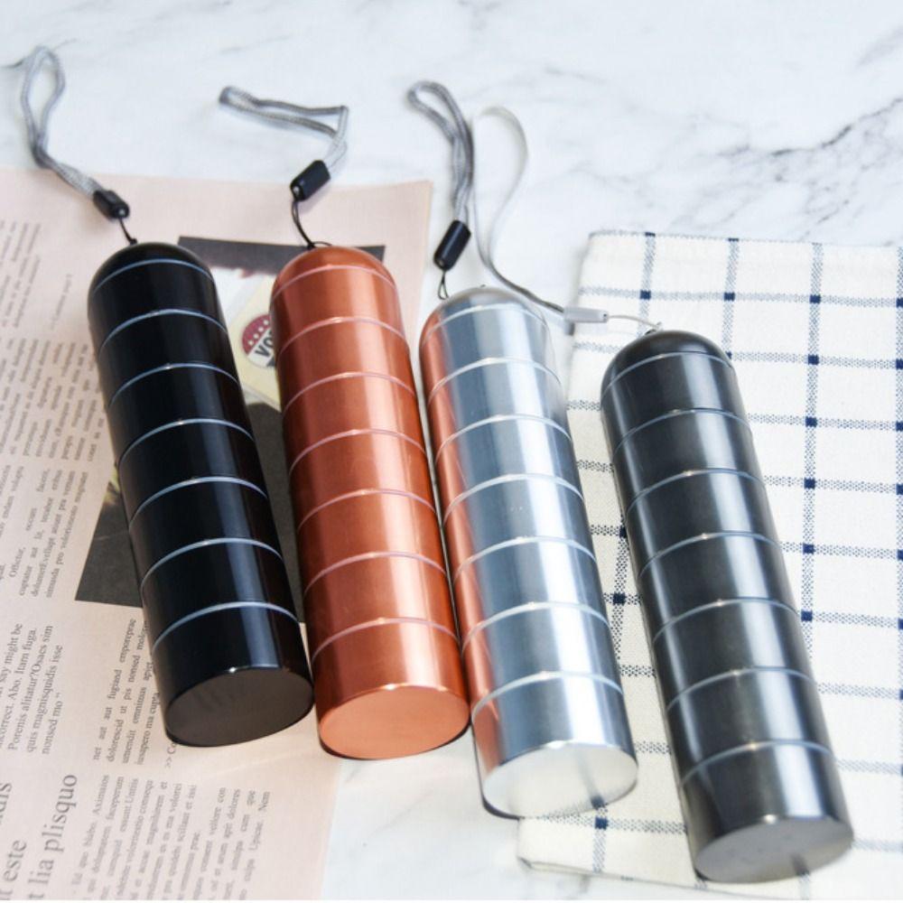 Герметичный отсек из нержавеющей стали для хранения инструментов EDC, бутылка, аптечка, герметичный флакон для таблеток