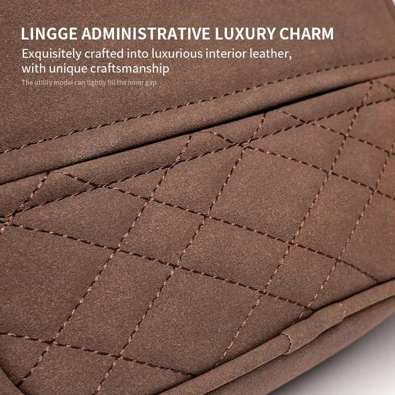 Автомобильный органайзер для салфеток из замши, аксессуары для Skoda Octavia Kodiaq Yeti Enyaq iV Kamiq Scala Superb Fabia Rapid Karoq Vision RS