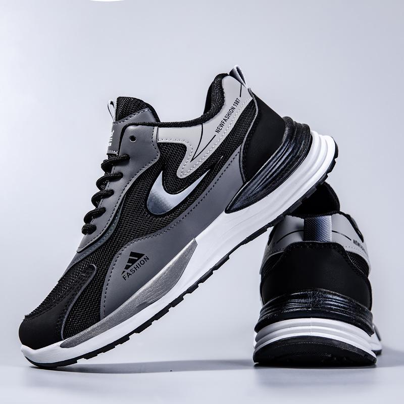Мужская обувь 2025 новая мужская трендовая универсальная сетчатая повседневная обувь кроссовки молодежная трендовая обувь легкая спортивная обувь мужчины