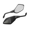 Universal Motorcycle Rearview Mirror Plastic Iron Mirror for 10mm Diameter Screw Head Handlebar