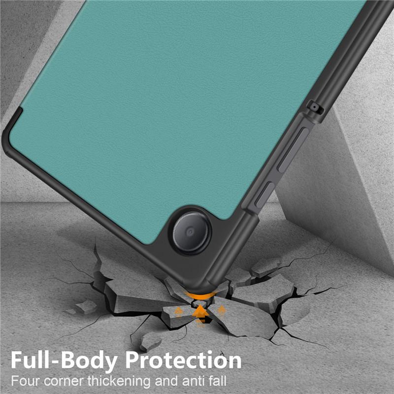Кожаный чехол для Samsung Tab A9 8,7 дюйма 2023, тройной защитный кожаный чехол для планшета Galaxy Tab A9 Plus, чехол