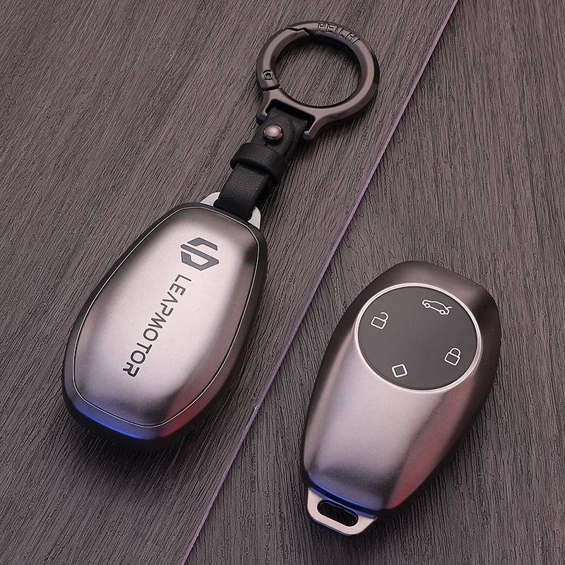 Для Leapmotor B10 T03 C01 C11 Чехол для ключа автомобиля Обложка для брелока TPU Держатель для пульта-брелока Антицарапающаяся Брелок Аксессуары