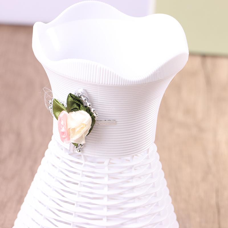 Современная ваза для цветов, белая, розовая, синяя пластиковая ваза, цветочный горшок, корзина, скандинавский дом