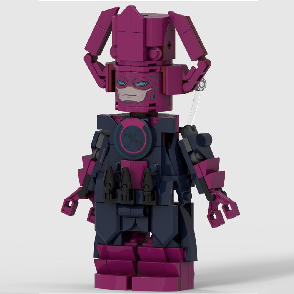 MOC 227 деталей Горячий Известный Герой Фильм Moc Галактус Фигурки Персонажей Модель Индивидуальная Головоломка Креативные Идеи Детские Игрушки Подарки на День Рождения