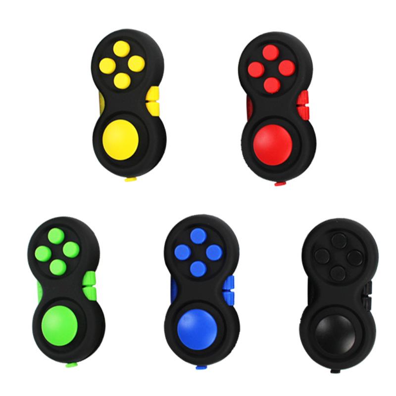 Новый Игровой Геймпад-Контроллер Fidget Игрушка для Концентрации Гладкий ABS Пластик Снятие Стресса Сжимание Веселье Ручной Горячий Интерактивный Подарок