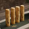 2PCS Chinese Style Bamboo Tea Canister Healthy Tea Cans Tea Container Tube Tea Box  Hotel