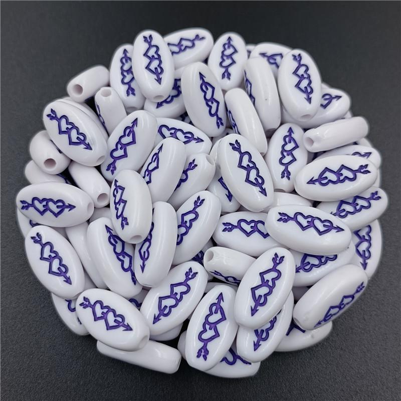 10 шт. эллиптические плоские бусины-разделители с алфавитом «сделай сам» для изготовления ювелирных изделий, ожерелья, браслета