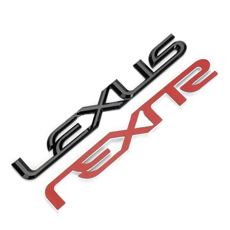ABS Car Rear Trunk Emblem Badge Sticker for Lexus Logo ES300 IS300 IS350 ES250 ES350 IS250 CT200H GS350 NX200 Accessories