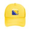 Bosnia and Herzegovina Flag Casquette  Unisexs Womens Outdoor Hats  Adjustable Snapback Hat Casual Baseball Caps