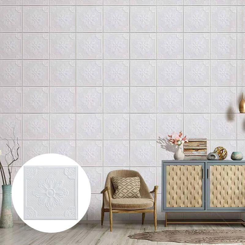 10PCS Peel and Stick Wall Decals Decorative Waterproof Wall Covering Stickers Removable Waterproof Wallpaper Damp-Proof 35x35cm