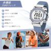 Женские часы-шагомер Hearkent Водонепроницаемые Подсветка Подсчет шагов Расстояние Калории Секундомер Будильник Большой цифровой дисплей