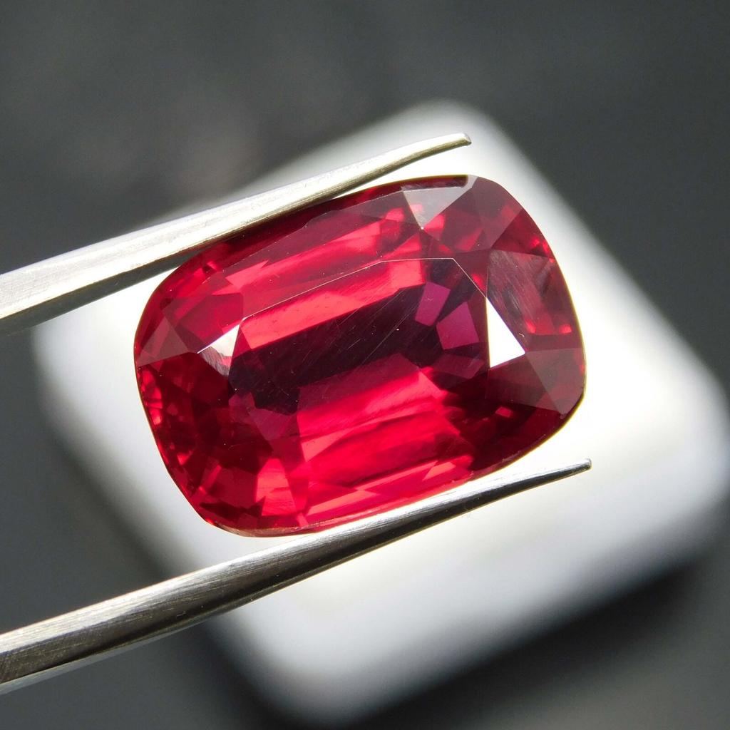 Natural Red Ruby Loose Gemstone Cushion Shape 9.00 ct for Jewelry Making and Gem Collections
