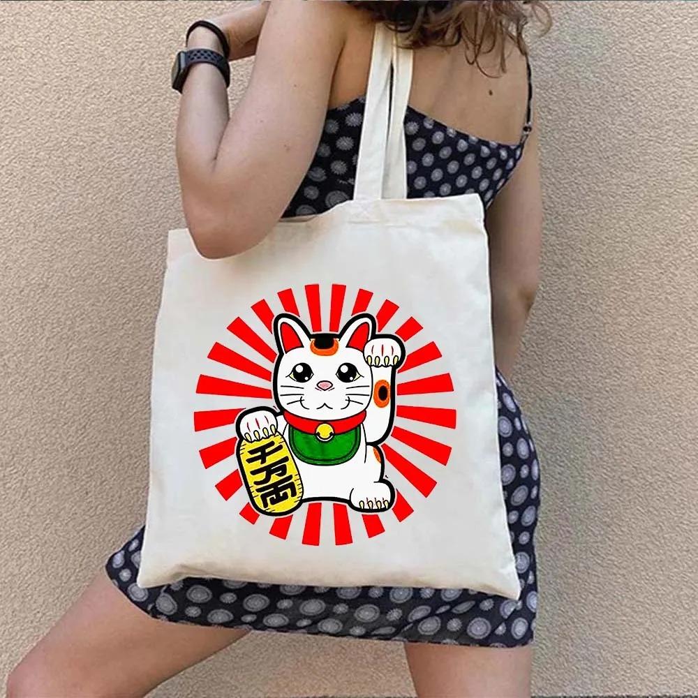 Printing Shopping Bag Female Travel Graphic Handbag Tote Handbags Aesthetic Carvas Shoulder Bags