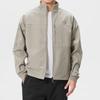 Adidas Jackets Men's Light Khaki Gray Stand Collar Moderate Other KR2533