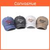 California Vintage Embroidered Wash Baseball Cap For Fashion Summer Activities