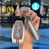 Автомобильная наклейка Новый стиль Чехол для ключа автомобиля Держатель Оболочка Брелок Для Mercedes Benz A C E S G Класса GLC CLE CLA GLB GLS W177 W205 W213 W