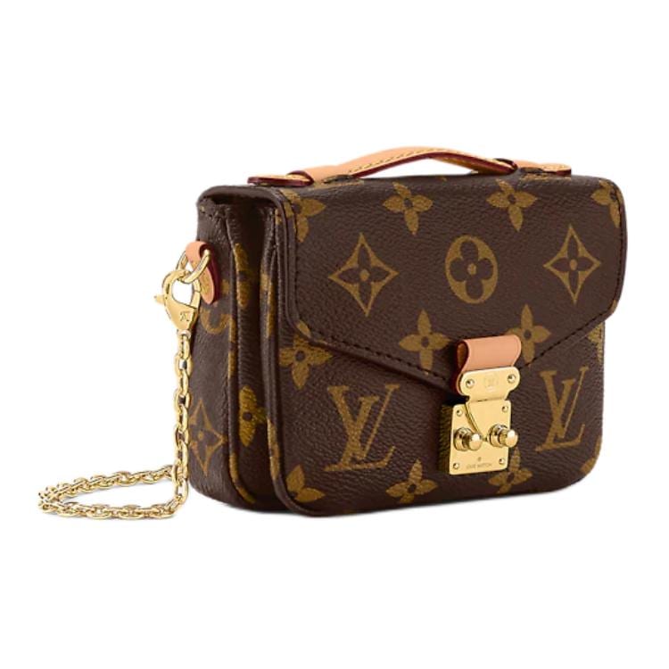 Louis Vuitton Сумка-мессенджер из канвы с покрытием и коровьей кожи, Женская сумка, Коричневая, M81267
