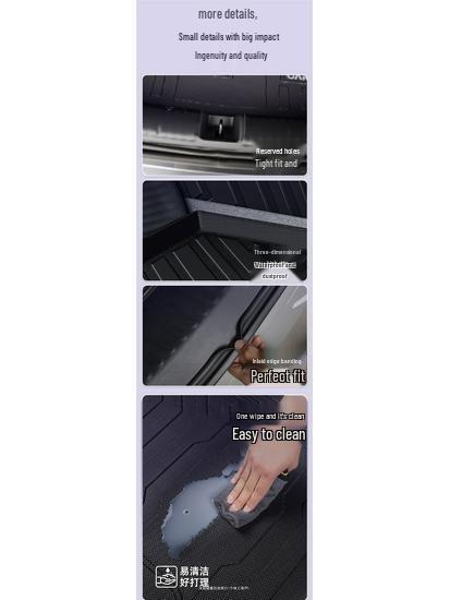 Коврик в багажник Geely Boyue L из TPE – Подходит для 26 моделей, Аксессуар для модификации интерьера