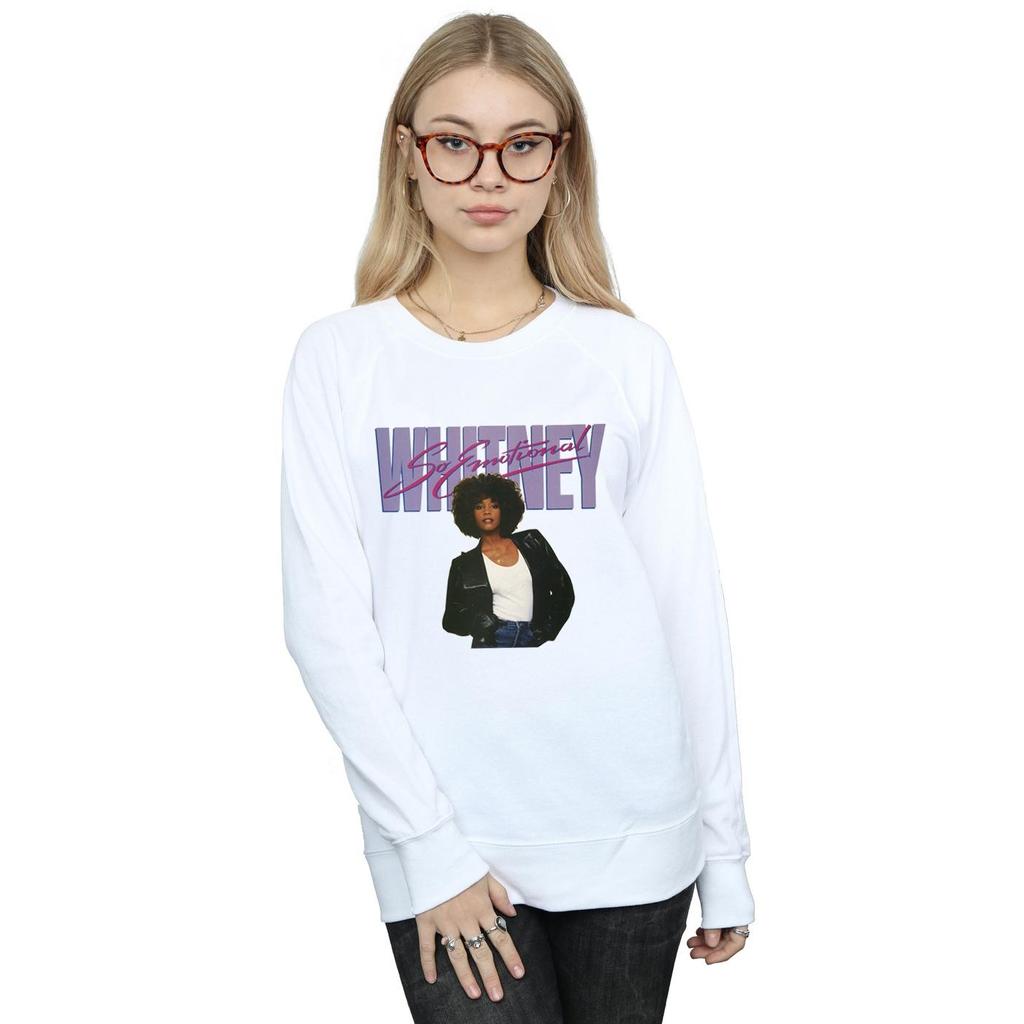 Whitney Houston Womens/Ladies So Emotional Album Cover Sweatshirt