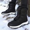 Women Warm Lined Outdoor Boots High Top Shoes Winter Walking and Commuting Casual Outdoor Travel Seasonal Everyday Footwear Sizes 36-42