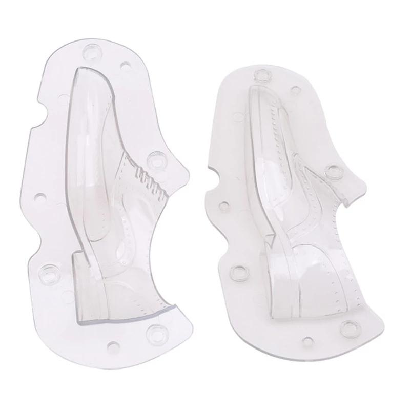 НОВЫЕ Кожаные Мужские Туфли Пластиковая Шоколадная Форма 3D Формы для Конфет и Тортов Инструменты для Украшения Тортов DIY Домашняя Выпечка Сахарные Аксессуары