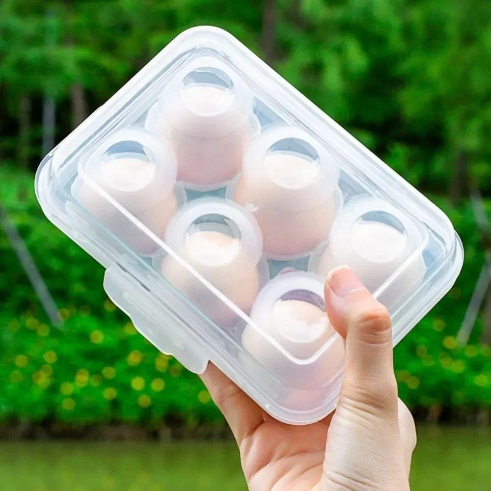 Stackable Design Egg Storage Box Plastic Egg Tray Space Saver Egg Holder  Outdoor Activities