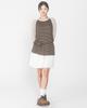 HAVISM Two Tone Stripe Raglan L/S Tee(Brown)