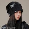 Korean Style Butterfly Print Beanies Thin Knitted Hat Harajuku Hair Caps  Outdoor