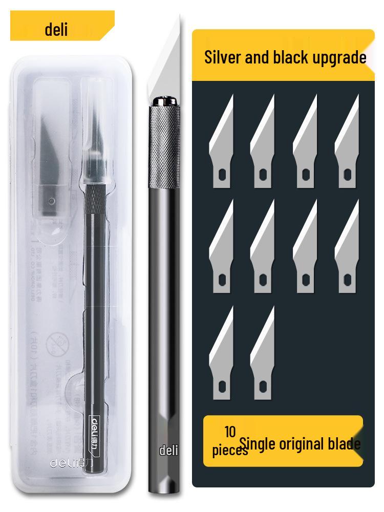 Набор ножей для рукоделия и гравировки Deli Handmade для работы с бумагой, резиновыми штампами и резьбой по дереву.