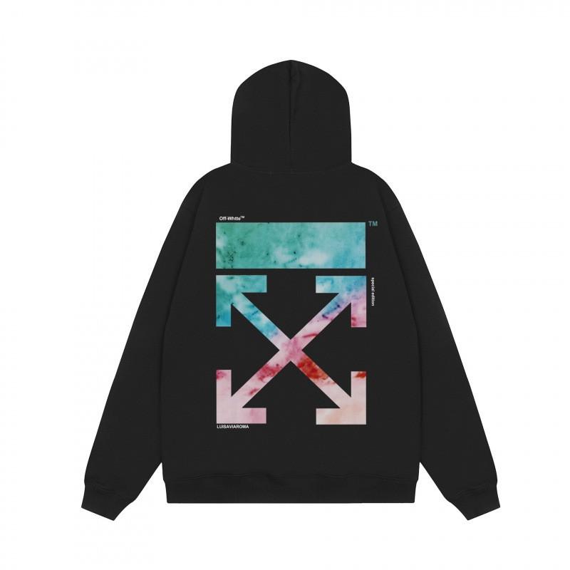 Unisex Oversized Hooded Sweatshirt With Arrow Print Casual Long Sleeve Pullover Teens Adults