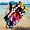 КРУТЫЕ Игровые Аниме-Полотенца из Микрофибры Power R-Rangers Быстросохнущие Пляжные Полотенца Большого Размера с Печатью Супервпитывающие Полотенца для Бассейна