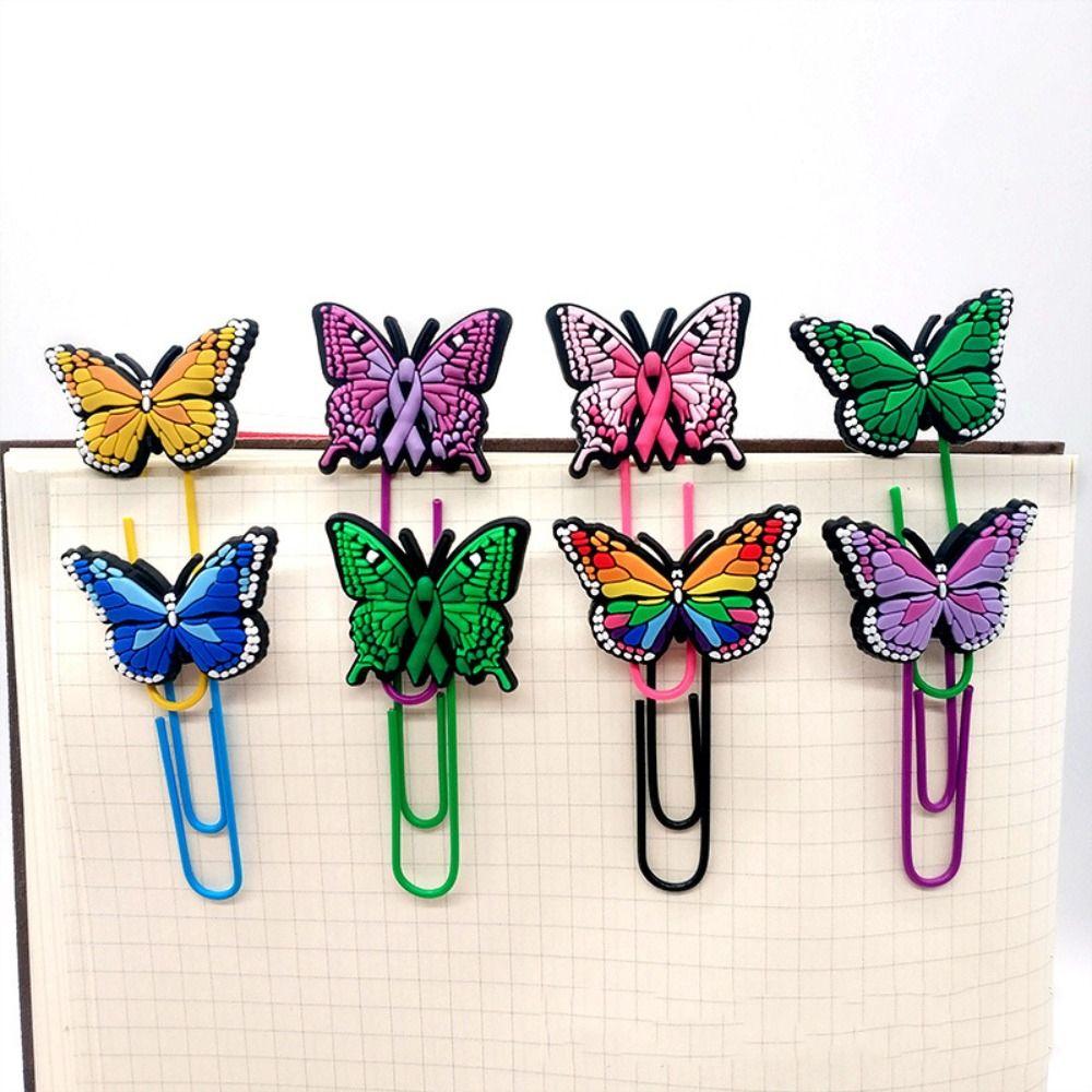 Scrapbooking Butterfly Book Clip Pagination Mark Creative Book Mark Journal Diary Decoration