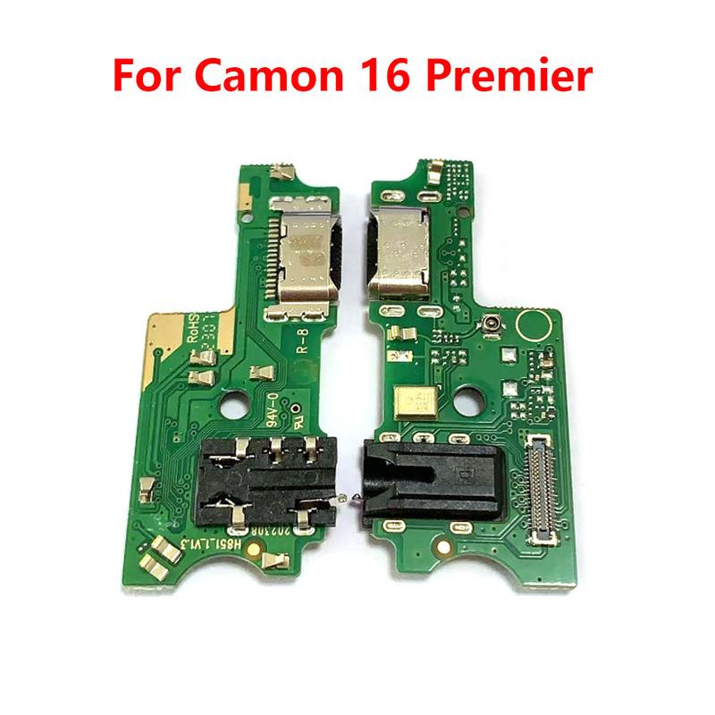 For Tecno Camon 16 Premier CE9 USB Charging Board Dock Port Microphone Module Flex Cable
