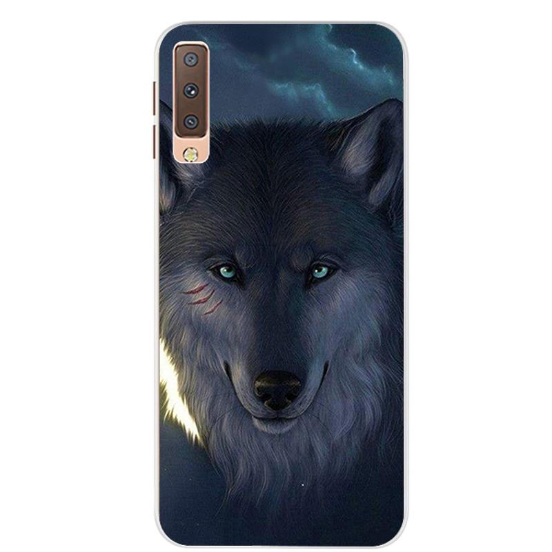 Чехлы для Samsung Galaxy A7 2018, силиконовый цветной чехол для телефона, чехол для Samsung A7 2018 A750 A750F, защитный корпус 6,0 дюймов