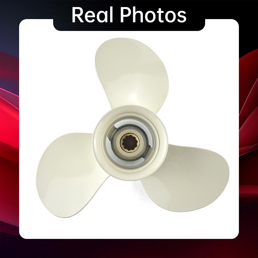 Для Yamaha 20hp 25hp 30hp 9 7/8*10 1/2 подвесной гребной винт лодочный мотор из алюминиевого сплава 20 25 30 винт 3 лезвия 10 шлицевая часть двигателя