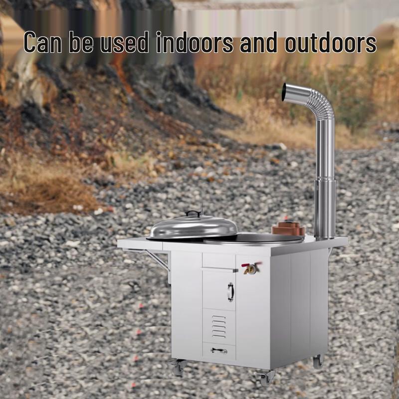 Beifu 304 Stainless Steel Wood-Burning Stove with Water Tank
