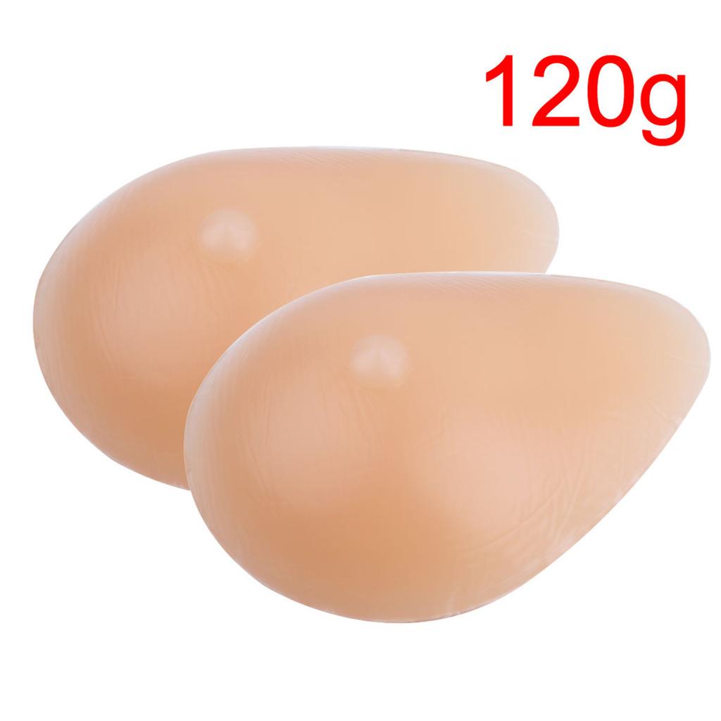 2Pcs Removable Breast Enhancers for Women Silicone Breast Forms Fake Boobs Breast Pad