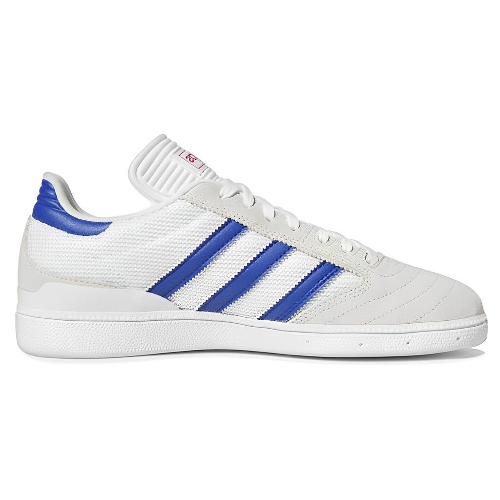 Adidas Кроссовки унисекс Busenitz White Semi Lucid Blue, кристально-белые, золотисто-металлические HQ2026