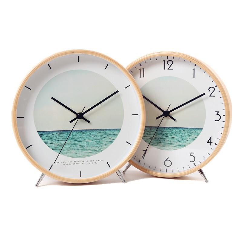 Современные простые скандинавские украшения, часы-сиденье, настольные часы, креативные часы, украшение для гостиной, спальни, большой размер, бесшумные настольные часы Shaoyi