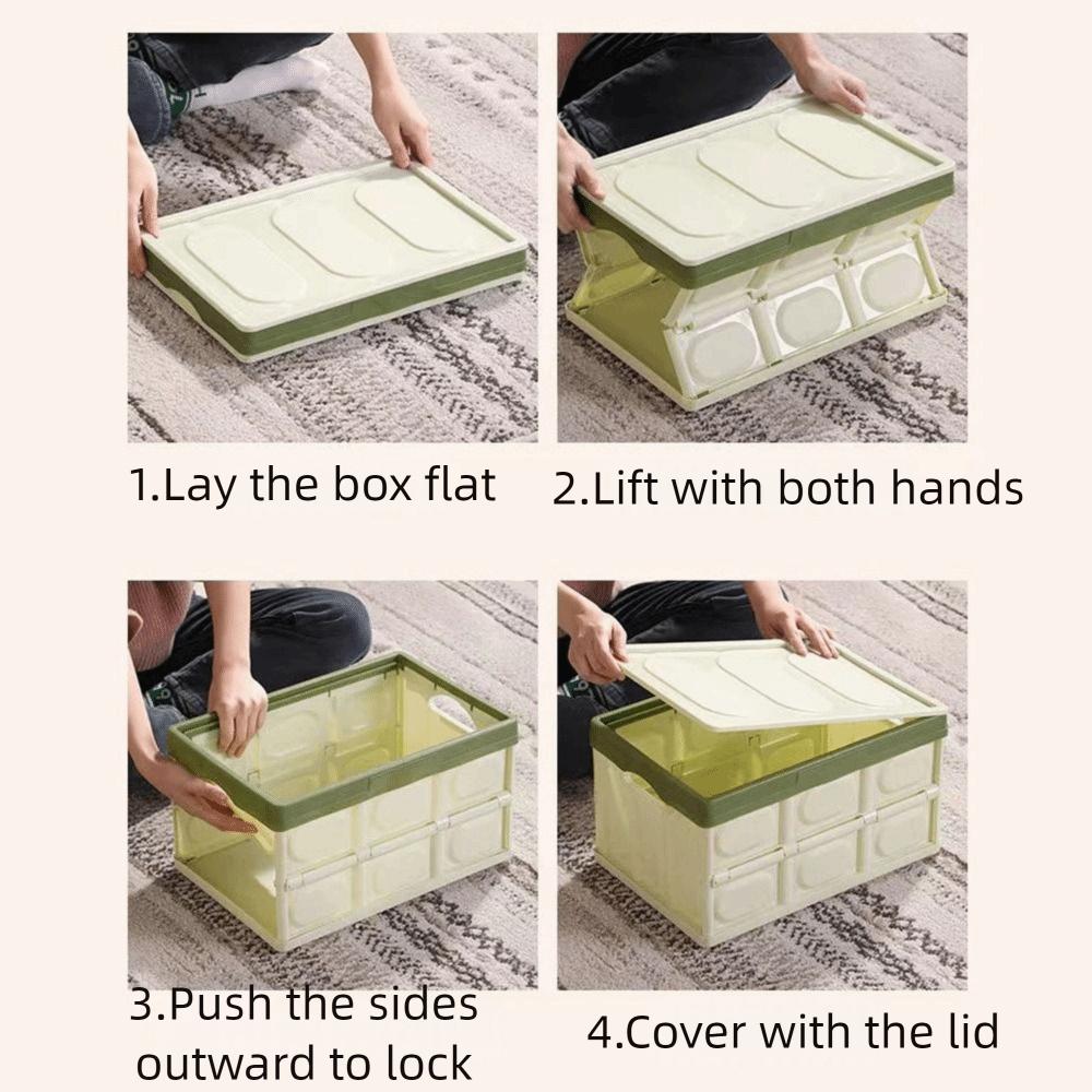 Large Capacity Car Trunk Storage Boxes Plastic Open Storage Box Practical Car Storage Boxes Office