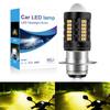 Super Bright PH7 LED Bulb, DC Limited, Headlight, P15D, Hi/Lo Switching, Yellow, For Motorcycles, Moped Light, Latest Improved Model