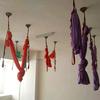Потолочный крючок Легкая установка Высокая прочность Большая несущая способность Нескользящий Износостойкий Фиксированный Гимнастический аксессуар Йога-качели Потолочное крепление