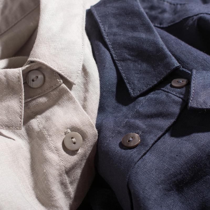 Летняя мода свободного покроя, большого размера, для женщин, утягивающее талию, литературное платье-рубашка с небольшими лацканами и рукавами-спущенными плечами