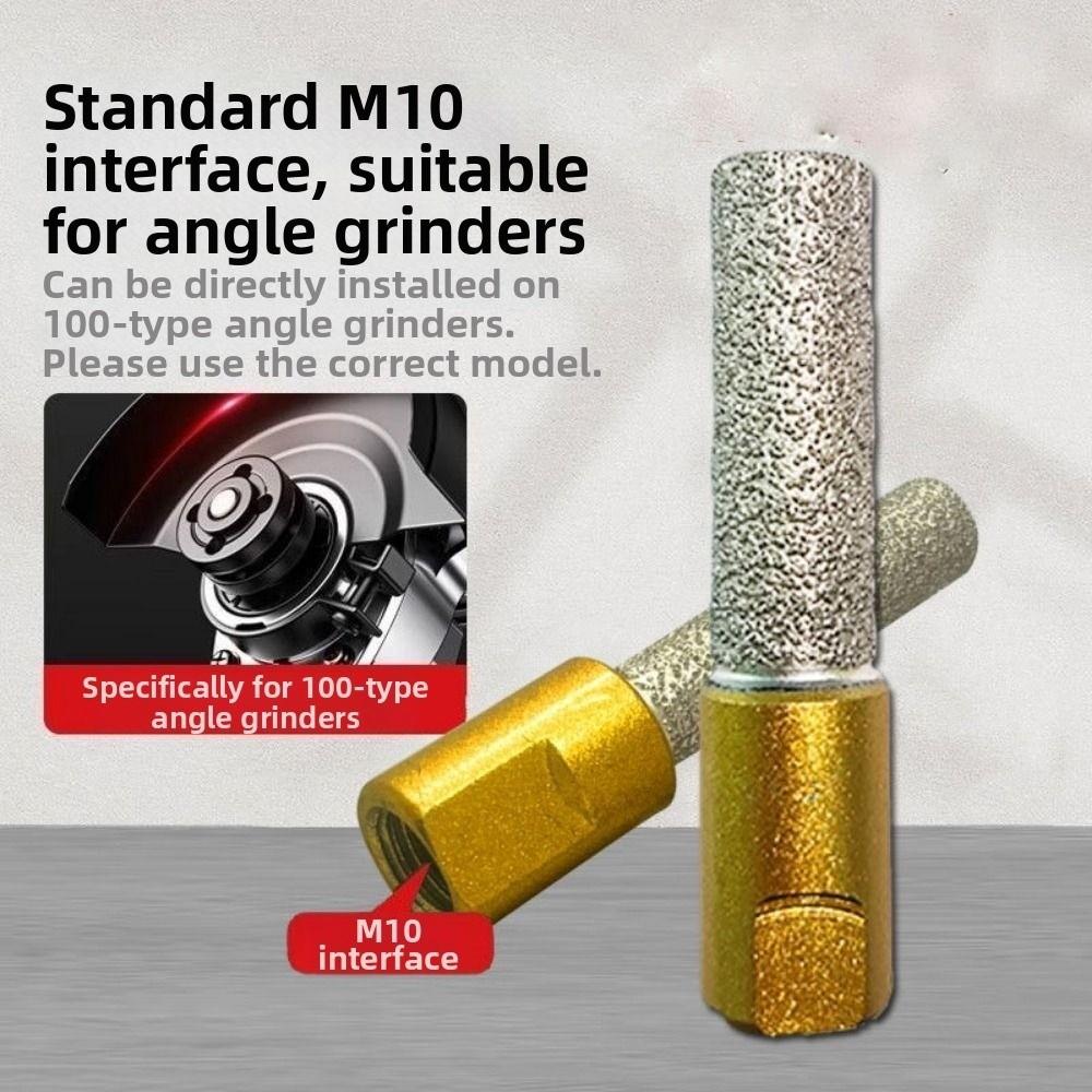 4pcs Hexagonal Shank Ceramic Tile Drilling Bit Dry-drilling M10 Thread Tile Hole Opener 6/8/10/12mm Brazing Tile Drill Bit