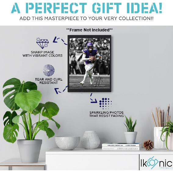 Ikonic Fotohaus JJ McCarthy Signed Photo Autograph Print Wall Art Home Decor